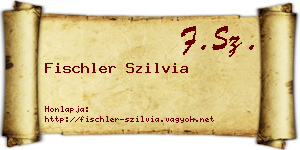 Fischler Szilvia névjegykártya